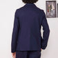 Leon Double Breasted Jacket in Night Sky
