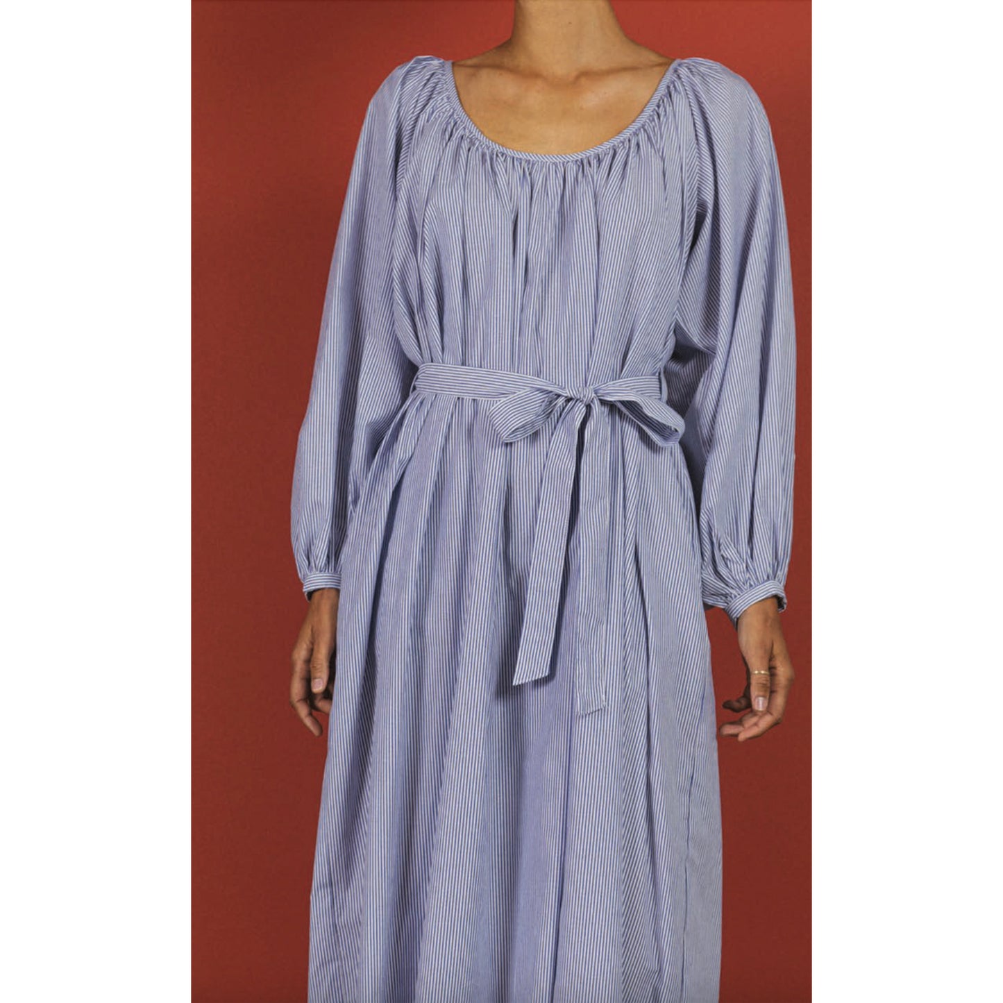 Lia Dress In Sail Stripe