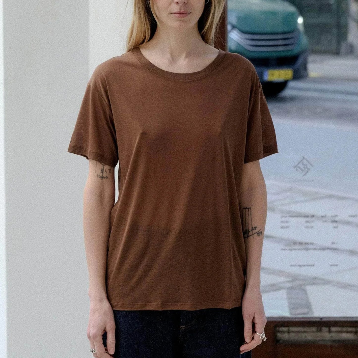 Loose Tee Shirt in Ocular