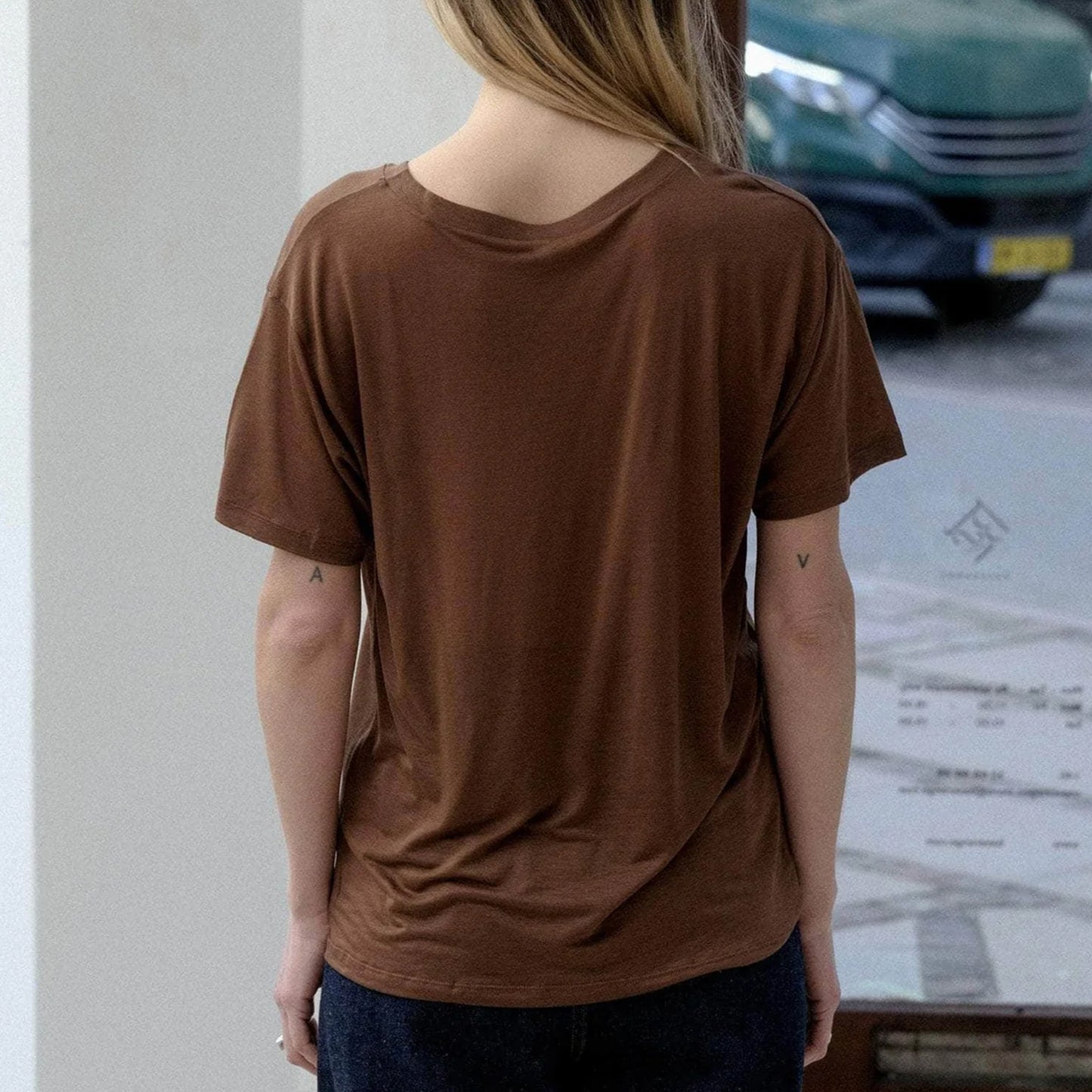 Loose Tee Shirt in Ocular
