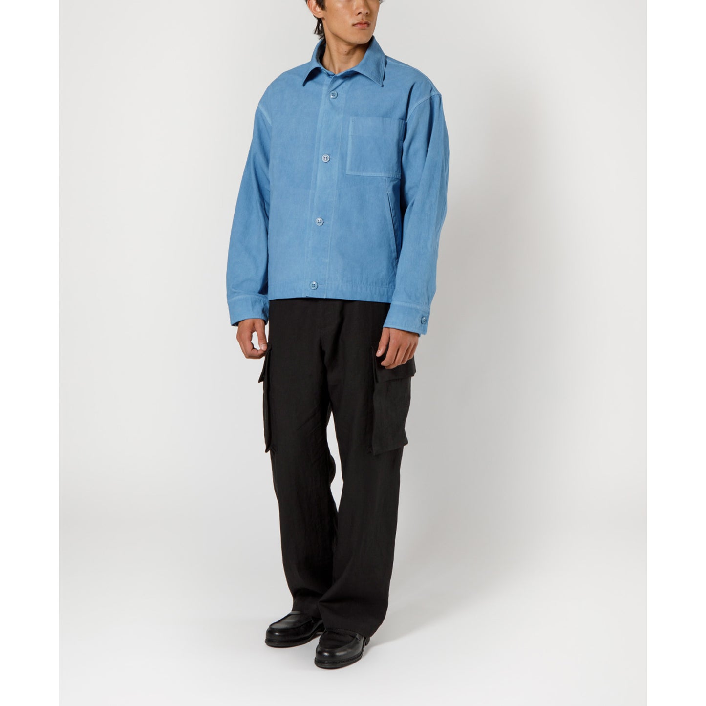 Lux Jacket in Washed Woad