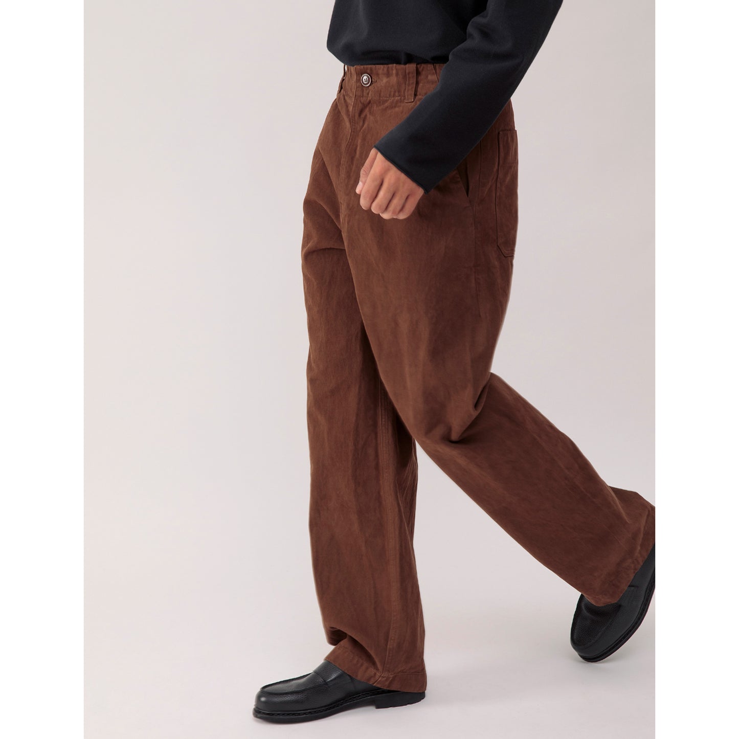 Lux Moleskin Trouser in Tobacco