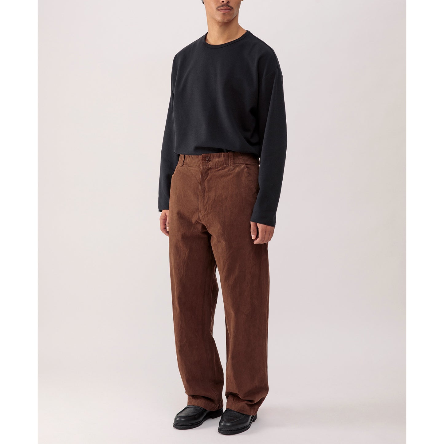 Lux Moleskin Trouser in Tobacco