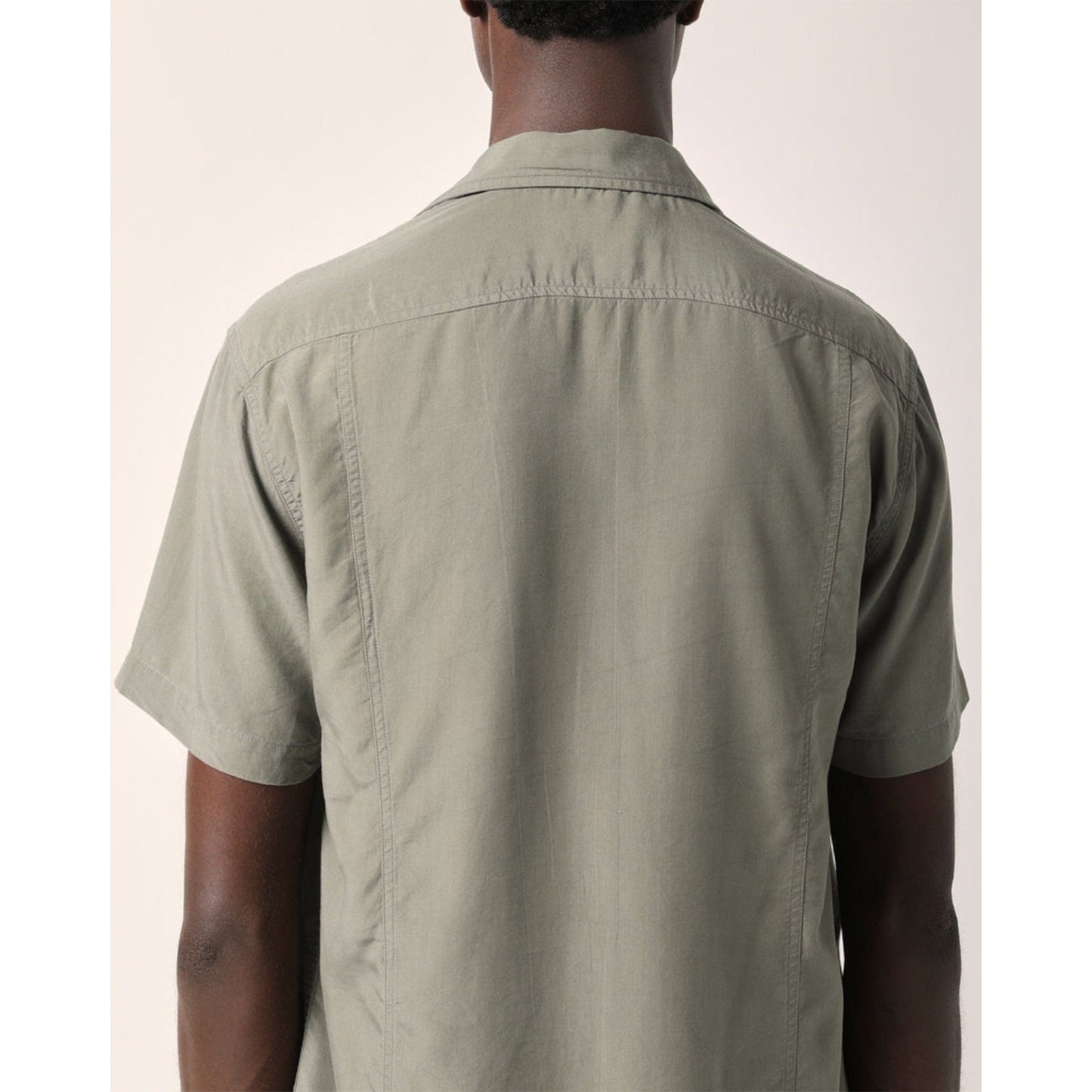 Lyocell Camp Shirt in Army
