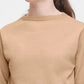 Marine Crewneck in Camel