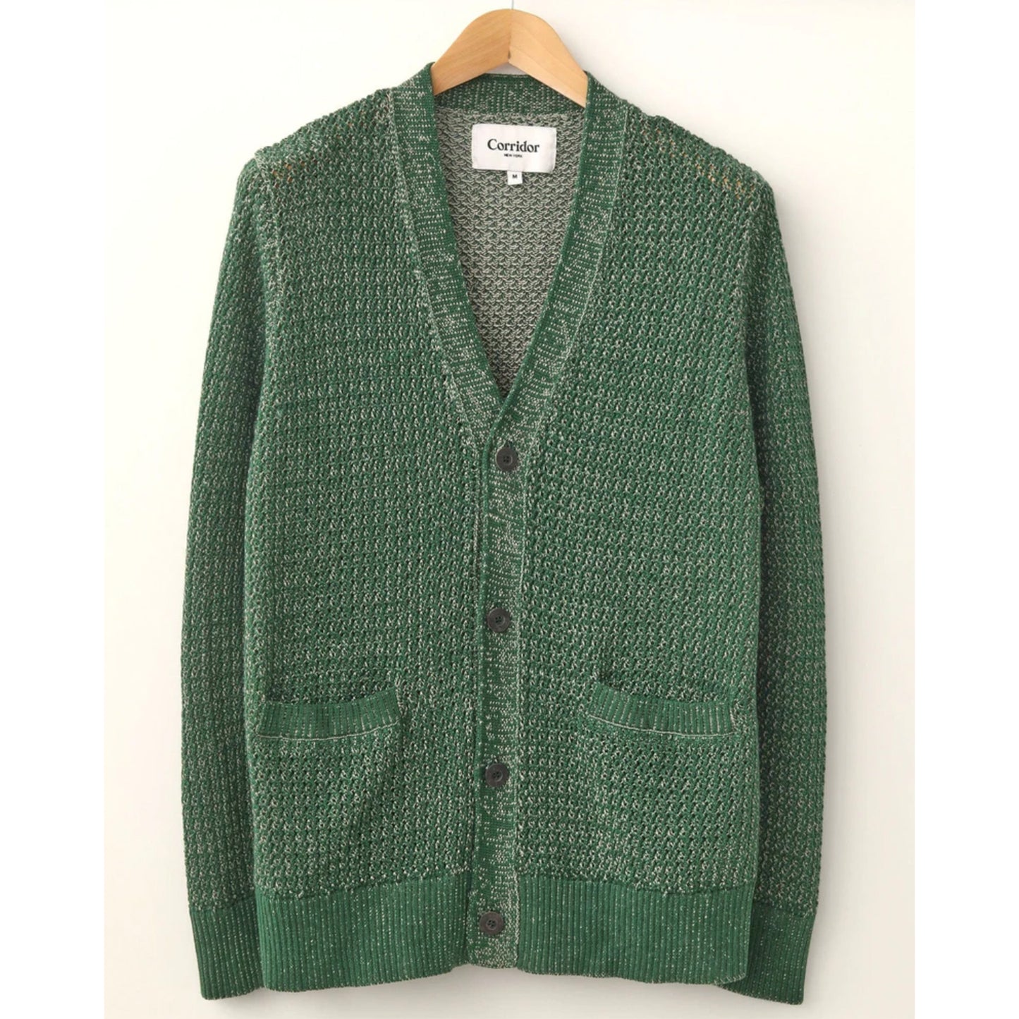Marled Cardigan in Green