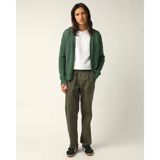 Marled Cardigan in Green