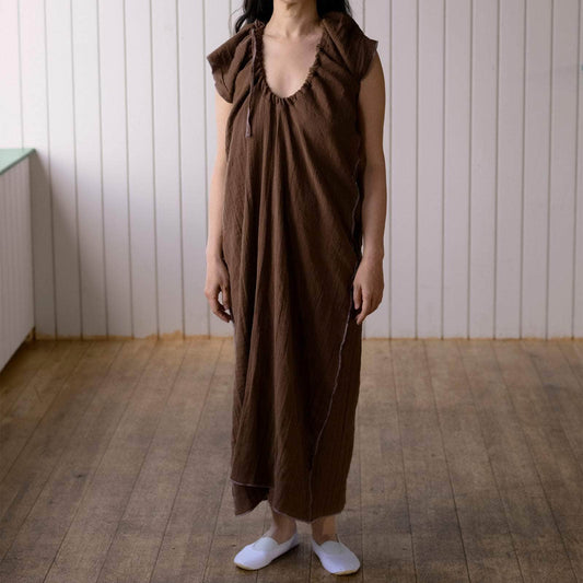 Max Dress in Loam Brown