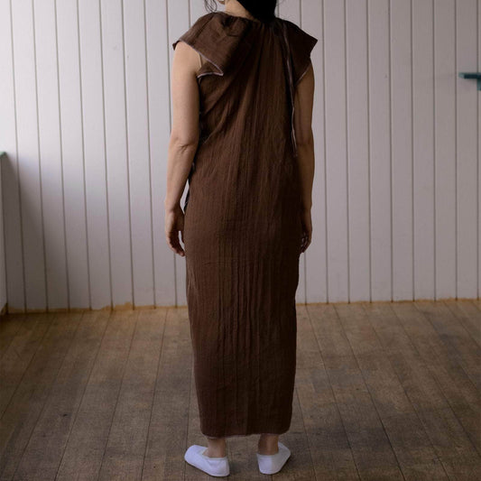 Max Dress in Loam Brown