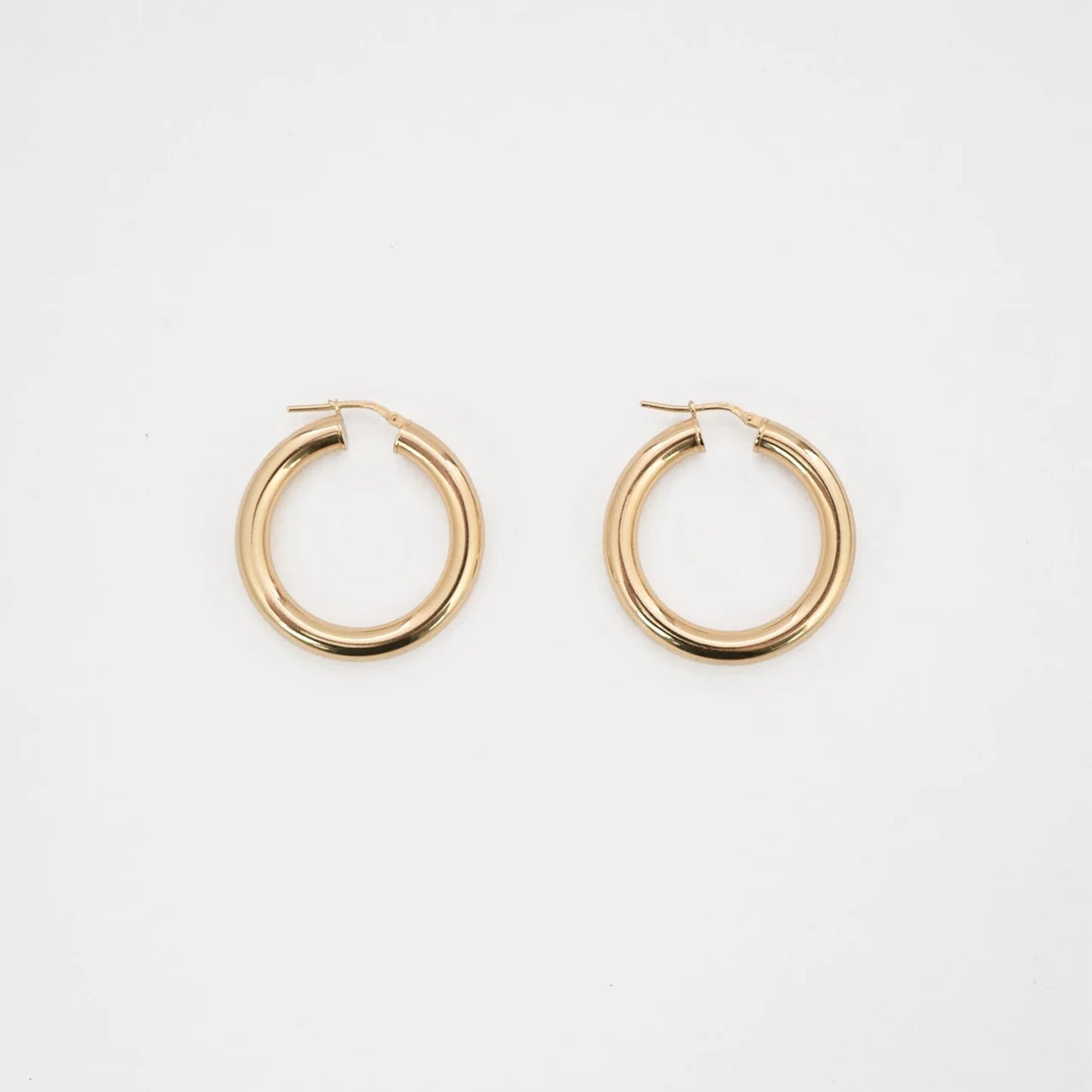 Medium Tru Hoops in Vermeil