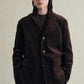 Métier Wide Wale Corduroy Jacket in Brown