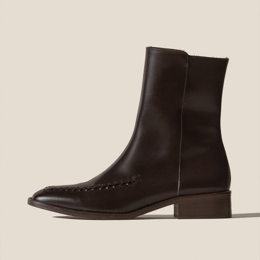 Metla Polished Boot in Ebony