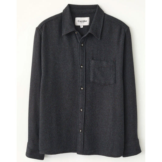 Midnight Twill L/S in Navy