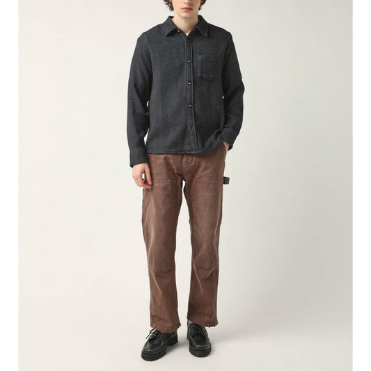 Midnight Twill L/S in Navy