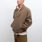 Miles Cotton/Wool Pullover in Brown Check