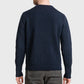 Navy Crewneck Sweater in Navy Blue