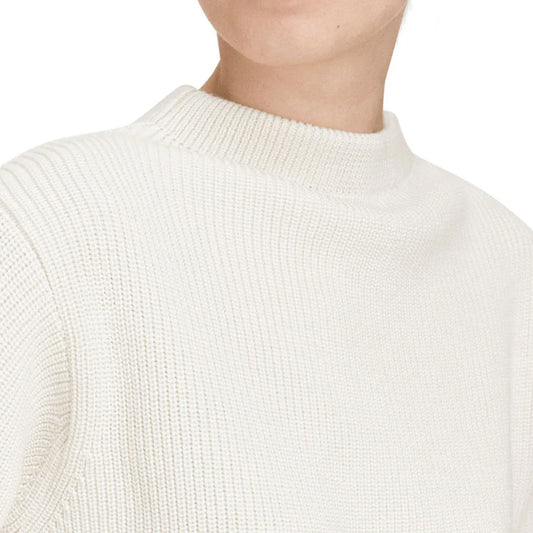 Navy Crewneck Sweater in Grey
