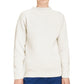 Navy Crewneck Sweater in Grey