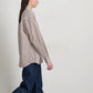 Nolan Shirt in Brown/White Stripe