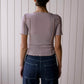 Omato 3/4 Sleeve in Verbe Purple