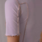 Omato 3/4 Sleeve in Verbe Purple