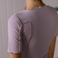 Omato 3/4 Sleeve in Verbe Purple