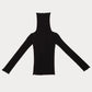 Omato Long Sleeve Turtleneck in Black