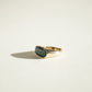 14k Intarsia Inlay Signet