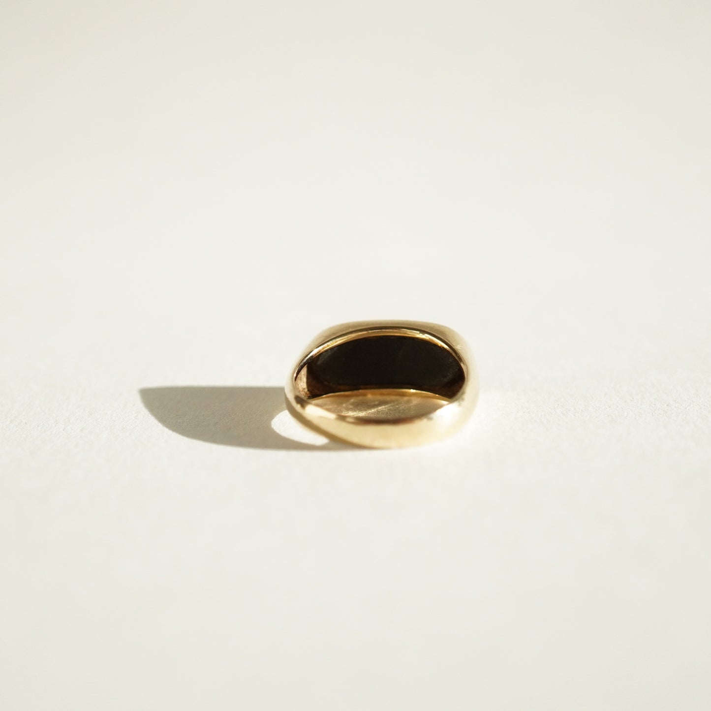 14k Intarsia Inlay Signet