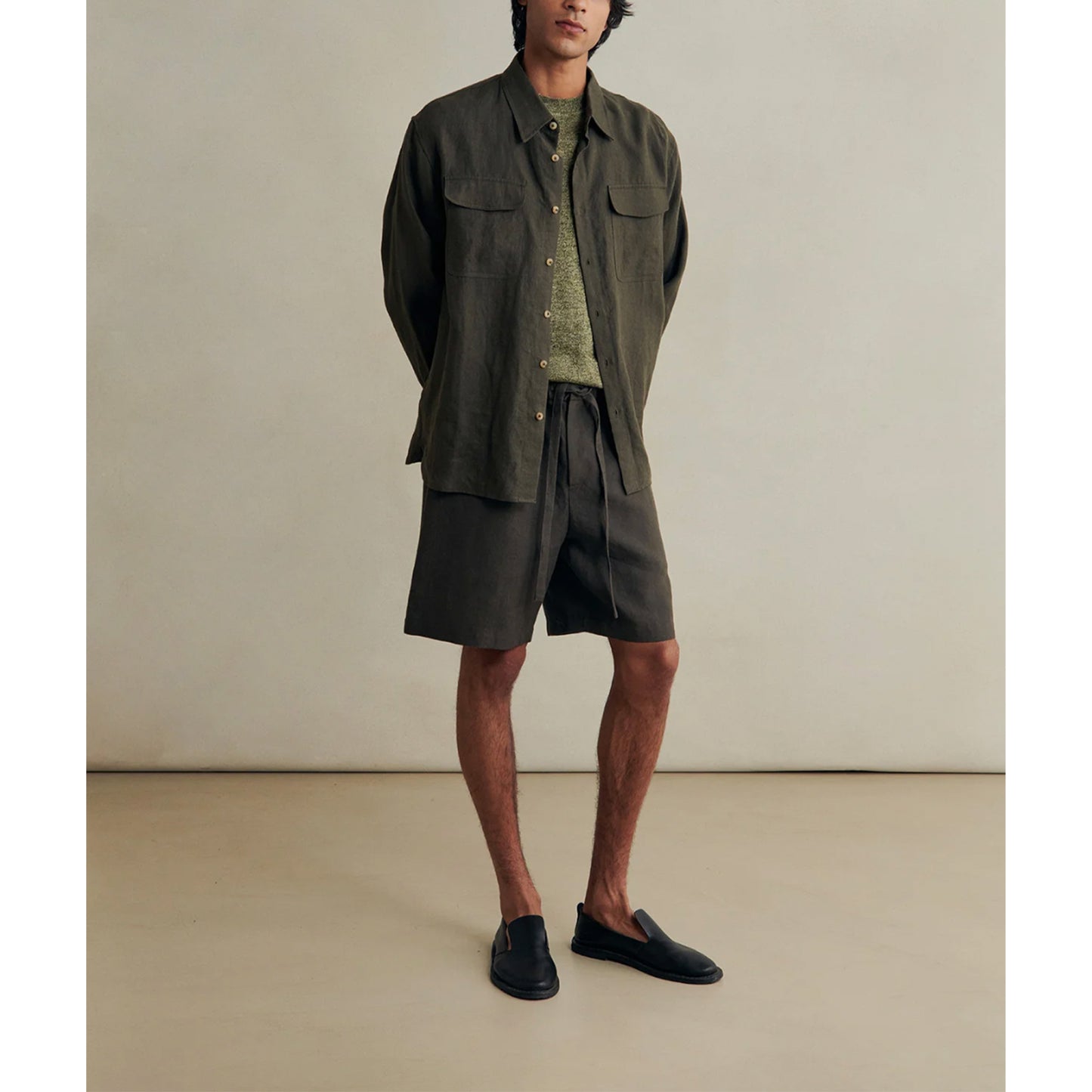 Two Pocket Overshirt in Arabica