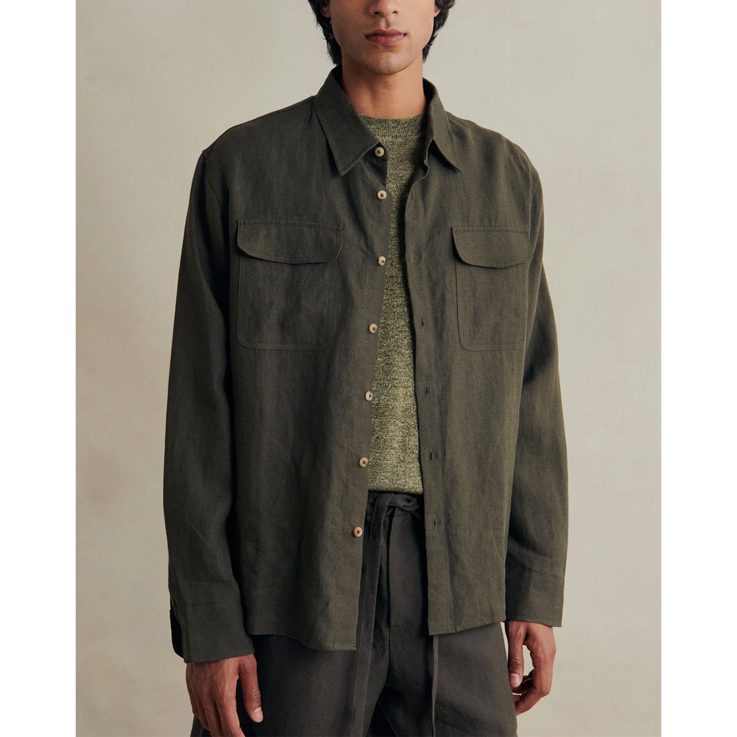 Two Pocket Overshirt in Arabica