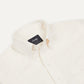 Cotton Oxford Cloth Pocket Button-Down Shirt in Cream Ticking Stripe