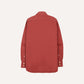 Cotton Long Point Collar Work Shirt in Red