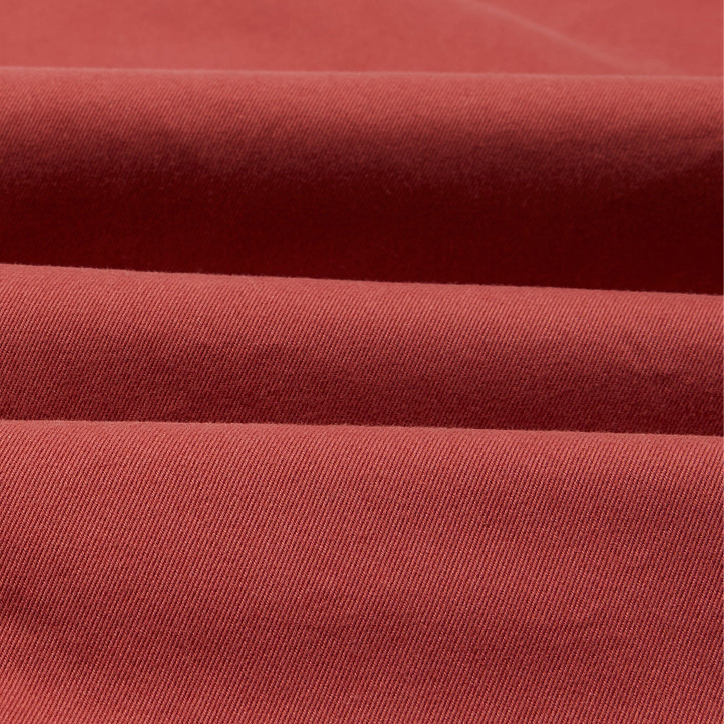 Cotton Long Point Collar Work Shirt in Red