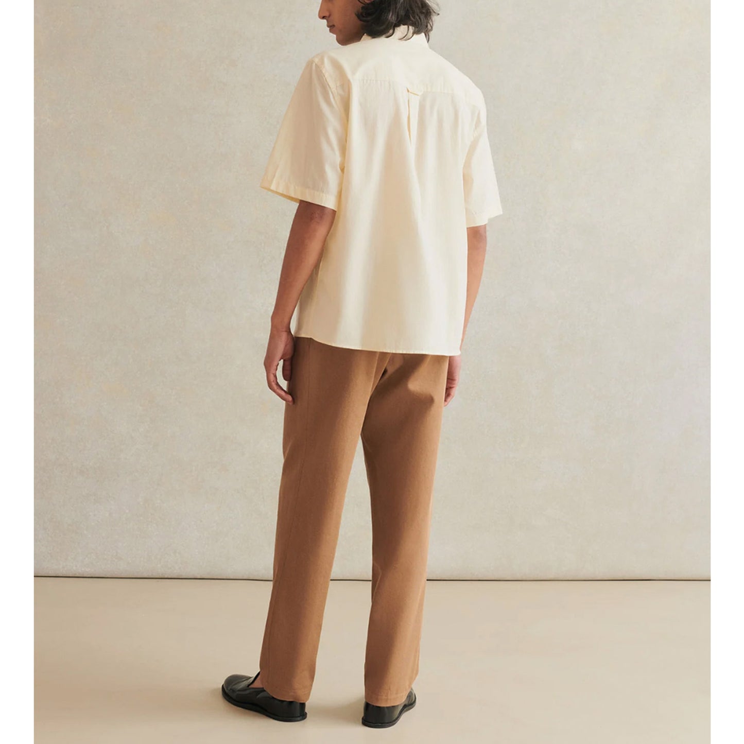 Painter's Short Sleeve Shirt in Cream