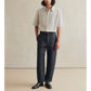 Painter's Short Sleeve Shirt in Olive Stripe