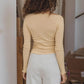 Pama Long Sleeve in Hen Yellow