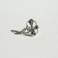 Vintage Petit Point Turquoise Ring