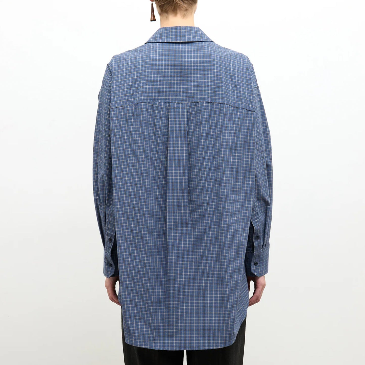 Japanese Organic Mini Check Cotton Phoebe Shirt