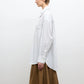 Japanese Organic Cotton Phoebe Shirt in Blue/White Stripe
