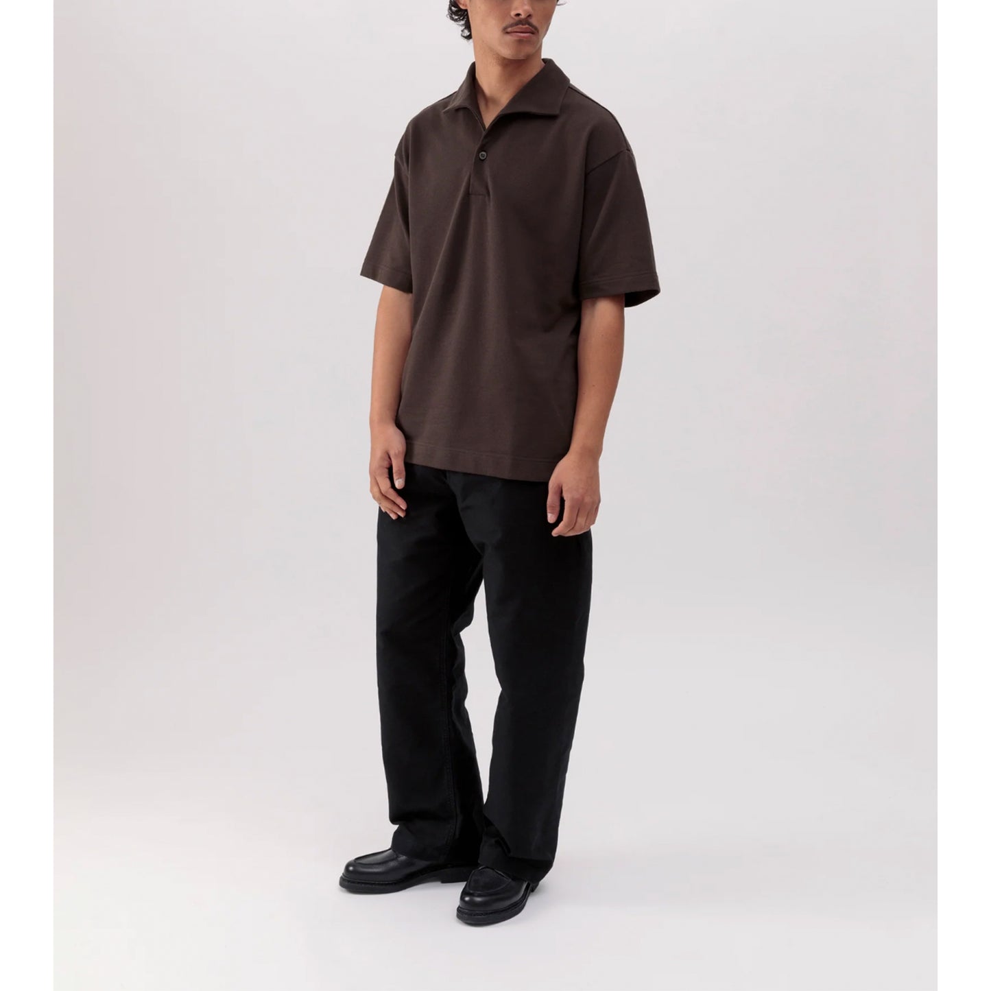 Polo S/S in Brown