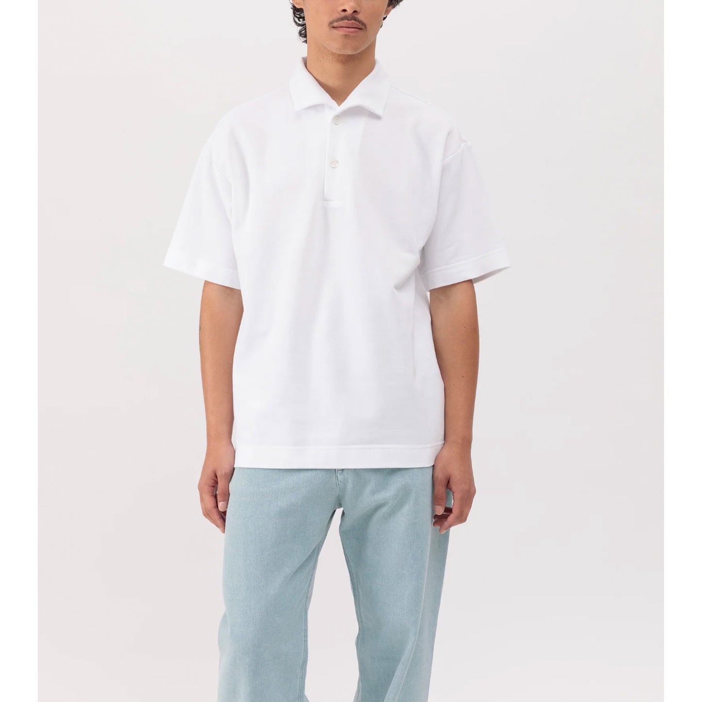 Polo S/S in White