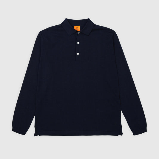 Polo L/S in Navy