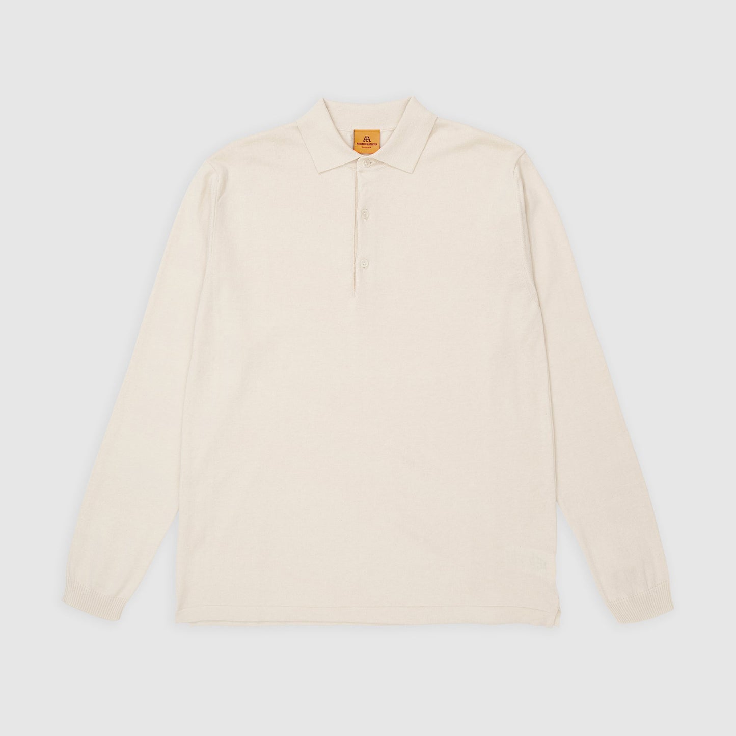 Polo L/S in Raw Cotton