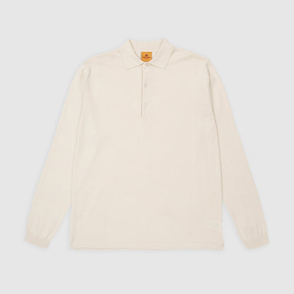 Polo L/S in Raw Cotton