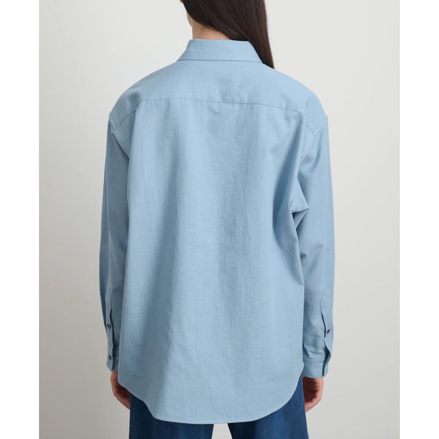 Ramona Shirt in Lt. Blue Flannel
