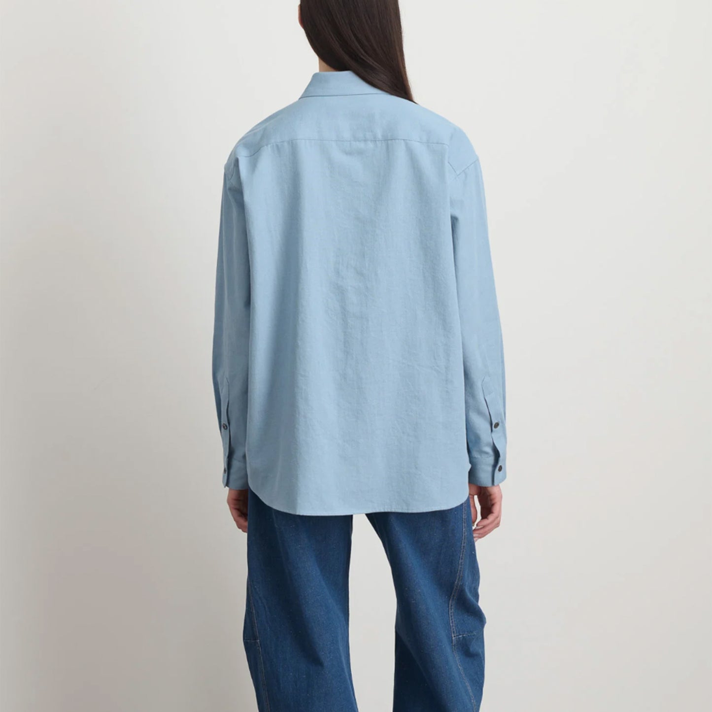 Ramona Shirt in Lt. Blue Flannel