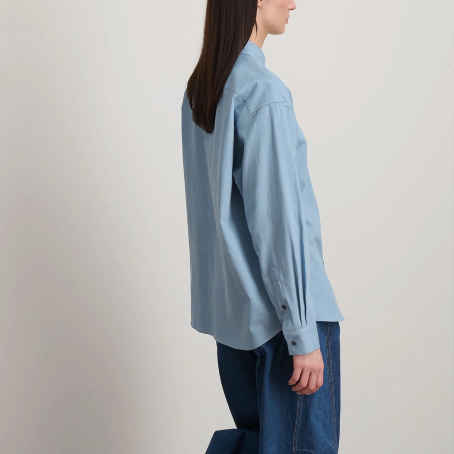 Ramona Shirt in Lt. Blue Flannel