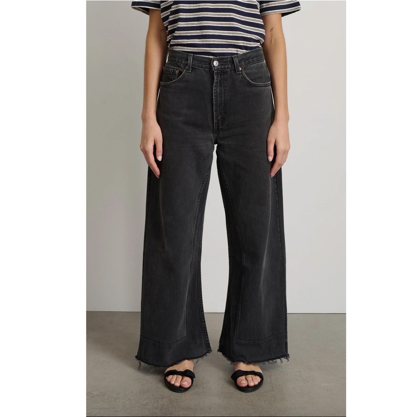 Reworked Culotte in Vintage Black