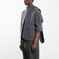 River Portuguese Long Hair Wool Vest in Slate